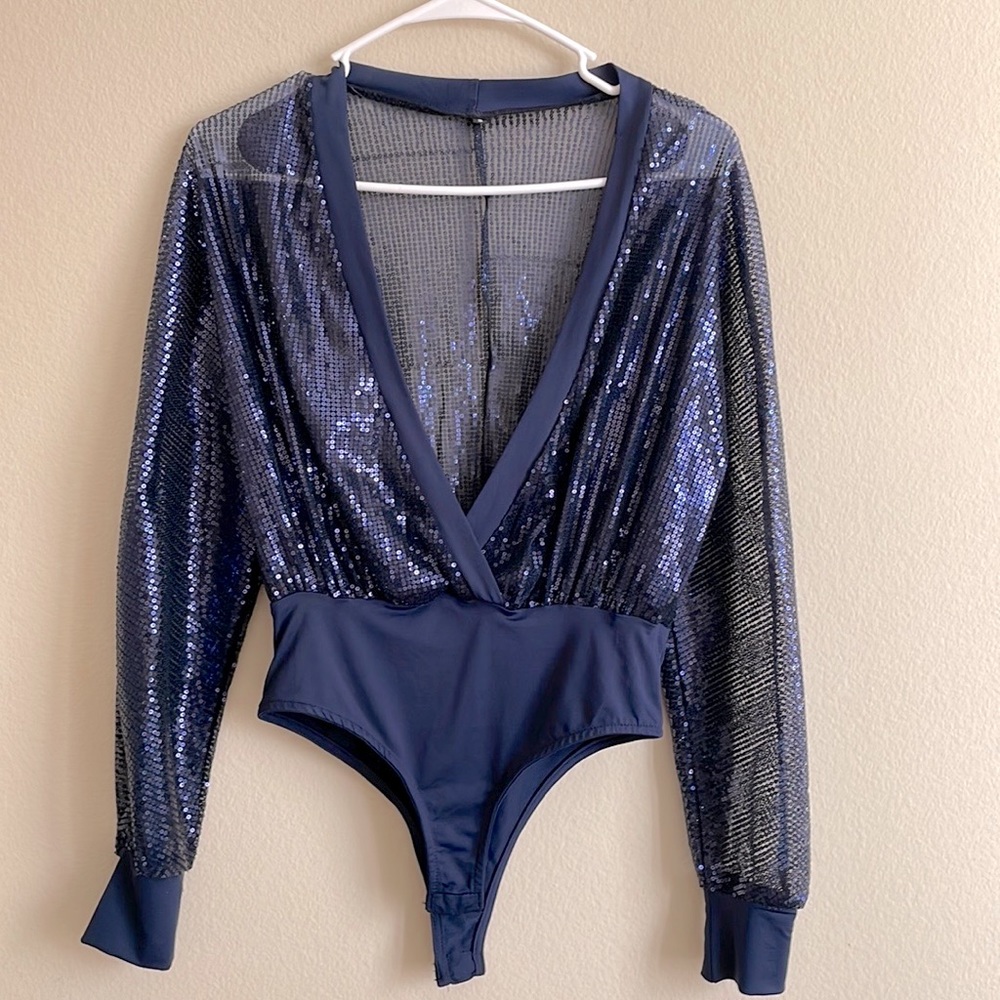 Sequin Bodysuit.